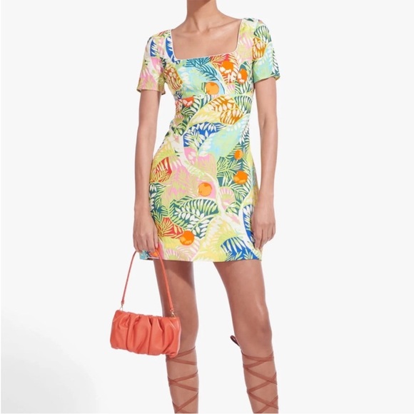 Staud Bean Bag in Blood Orange - Picture 4 of 5